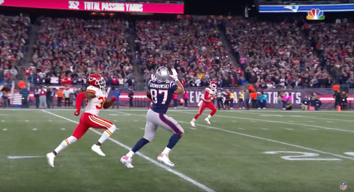 Rob Gronkowski vs Chiefs
