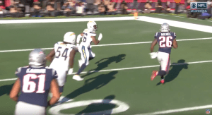 Sony Michel vs Chargers