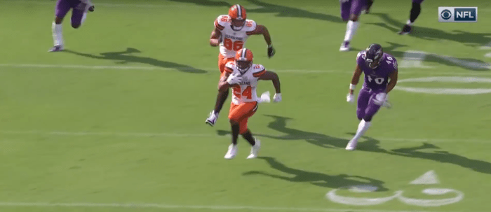 Nick Chubb vs Ravens