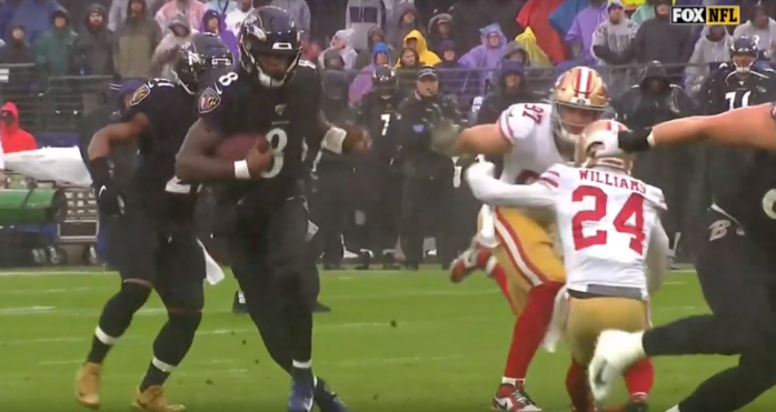 Lamar Jackson vs 49ers
