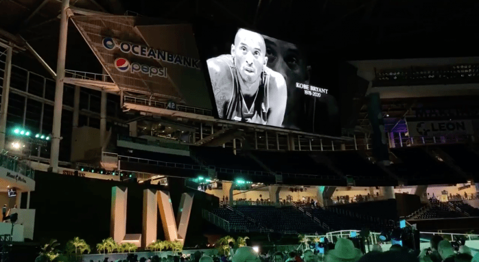 Kobe Bryant -- Super Bowl 54 Opening Night