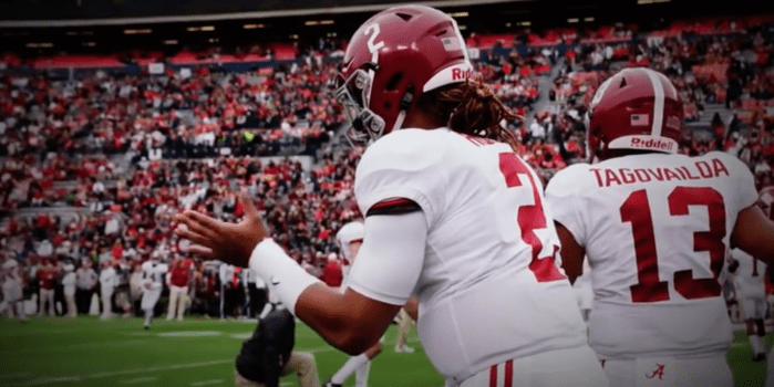 Jalen Hurts and Tua Tagovailoa