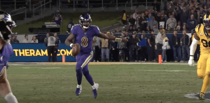 Lamar Jackson vs Rams