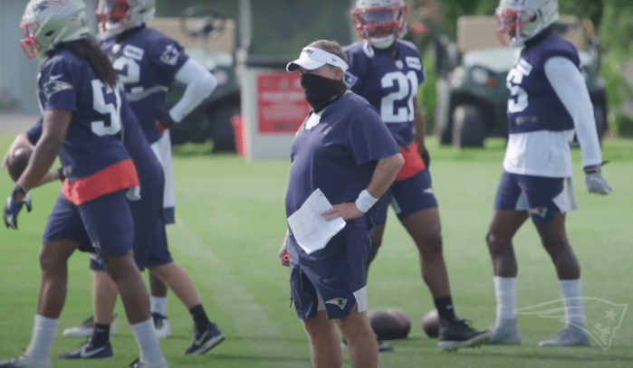 Bill Belichick 2020 Patriots Training Camp