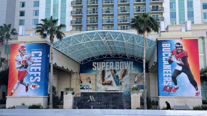 Super Bowl 55, Tampa Hotel
