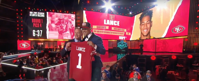 49ers select Trey Lance