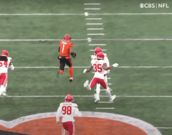 Ja'Marr Chase vs Chiefs -- 2021