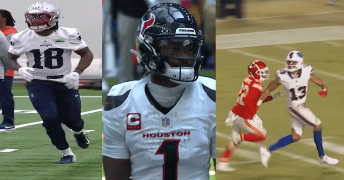 Kyle Williams, Stefon Diggs and Mack Hollins